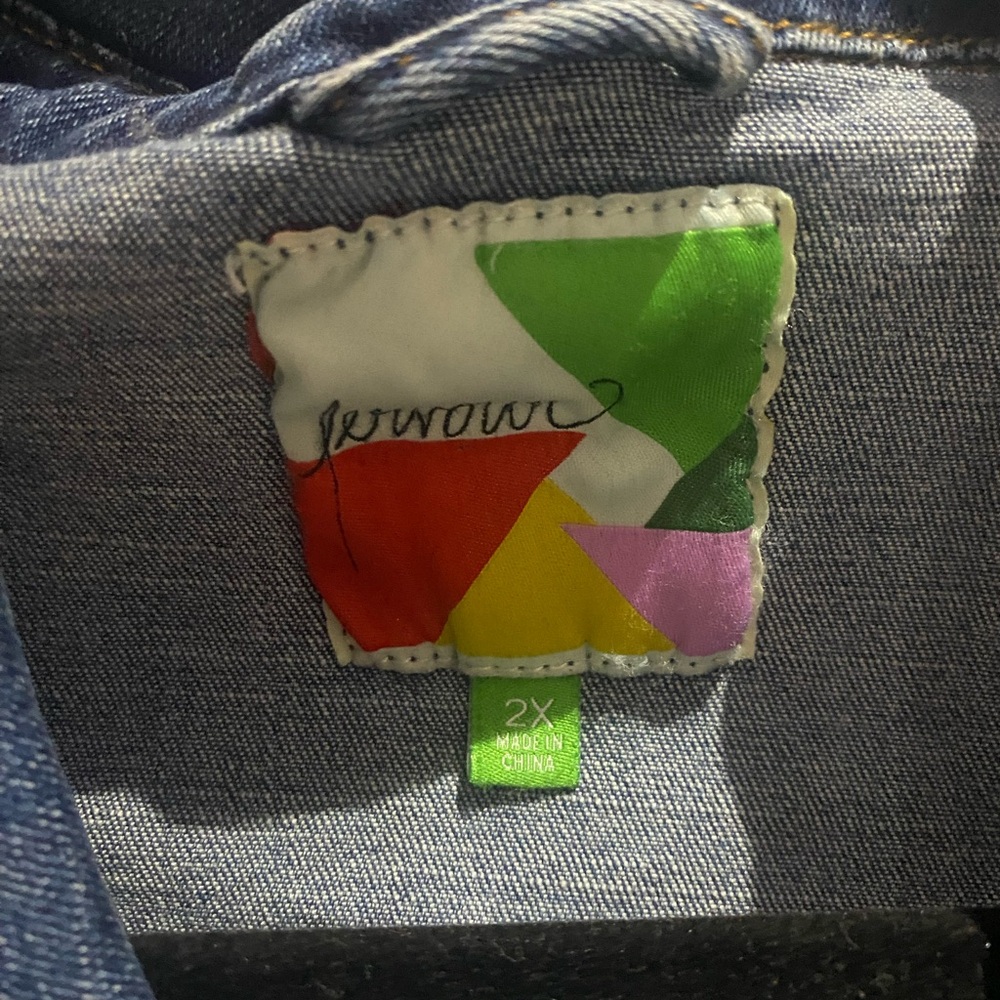 🧢 Modcloth Brand Cropped Denim Vest 🪁 - Picture 5 of 5